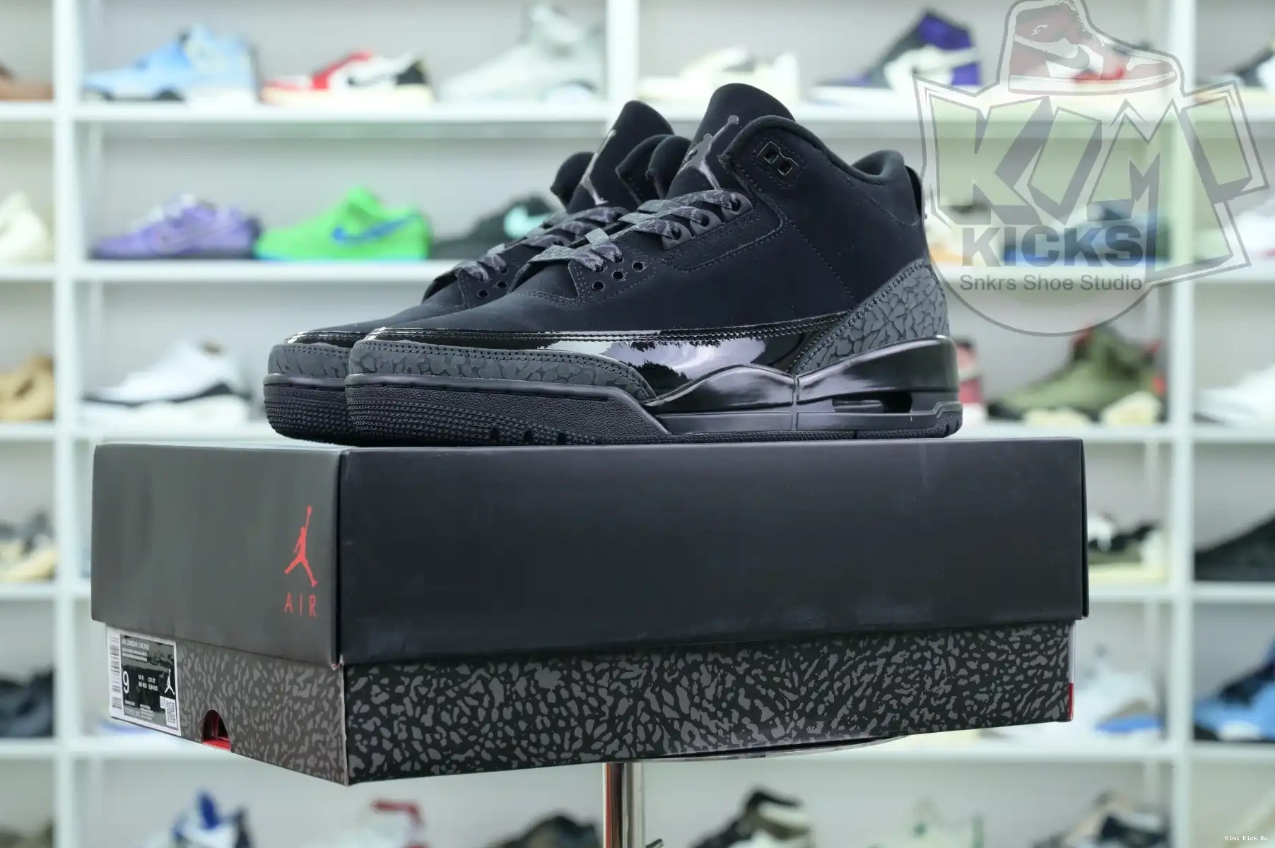 Air Jordan3“Black Kimikick Cat” Jordan 0813